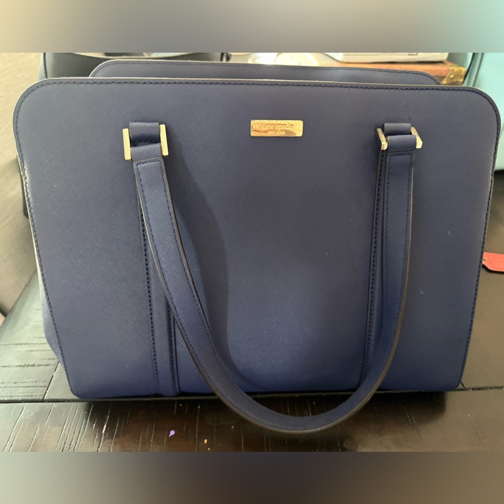 Kate Spade Navy Blue Tote Bag